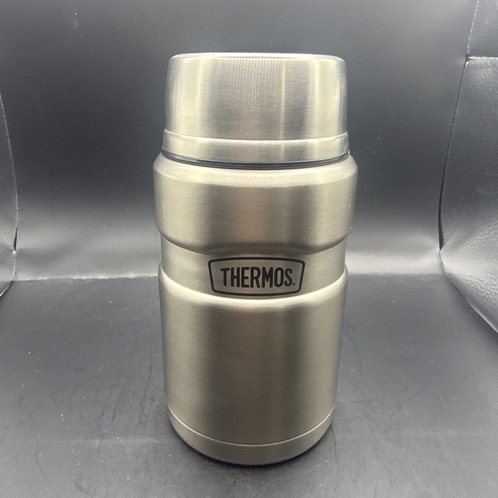 Thermos Stainless King Vacuum Insulated Food Jar 24oz SK3020 Silver Stainless
